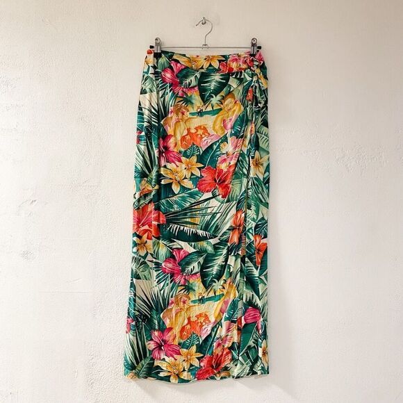 Jams World 90’s Vintage Hawaiian Tropical Skirt Medium - Picture 1 of 5